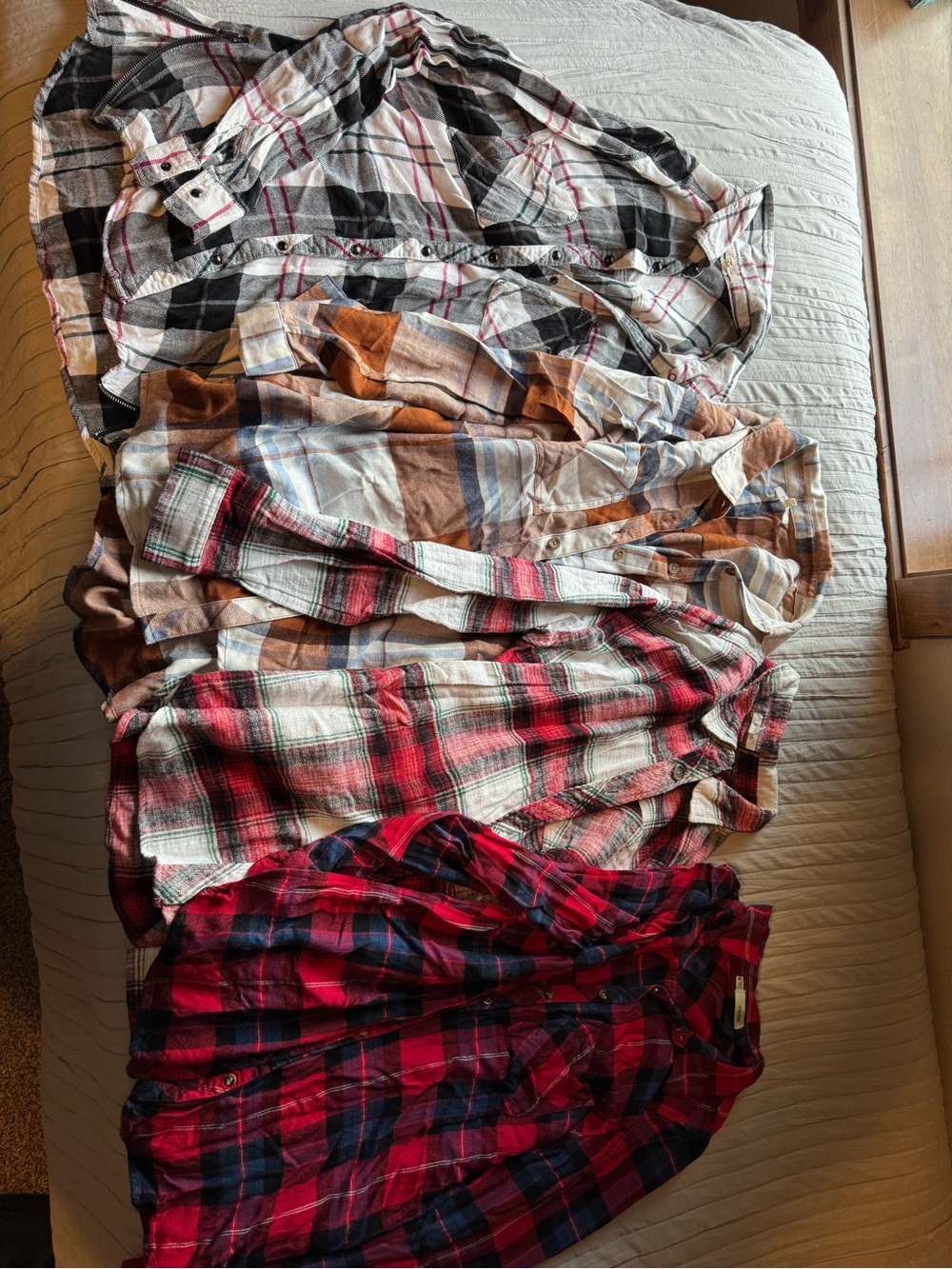 Womens lot of flannel shirts